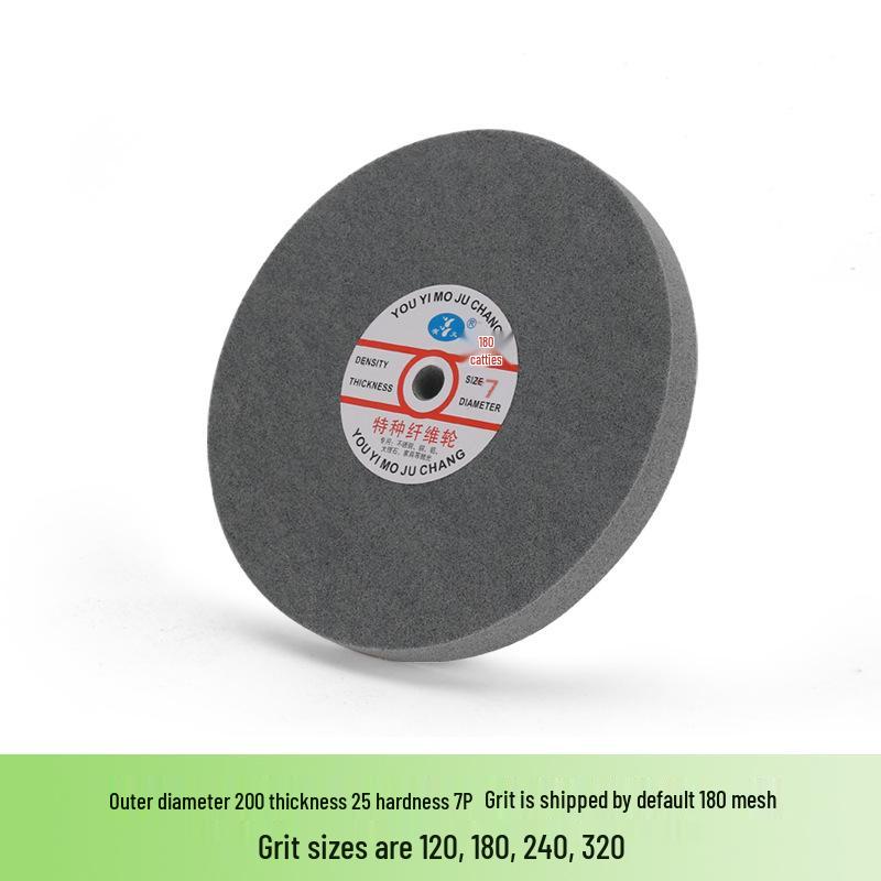 Nylon Fiber Polishing Wheel for Metal & Stainless Steel - Compatible with Electric Motor Grinders, Sizes 150/200/300