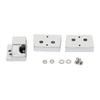 Motorcycle Chrome Trunk Latch Spacers Lid Catch For Harley Touring Electra Glide FLHTC FLHTCU FLHTK FLHT Road King FLHR 80-13