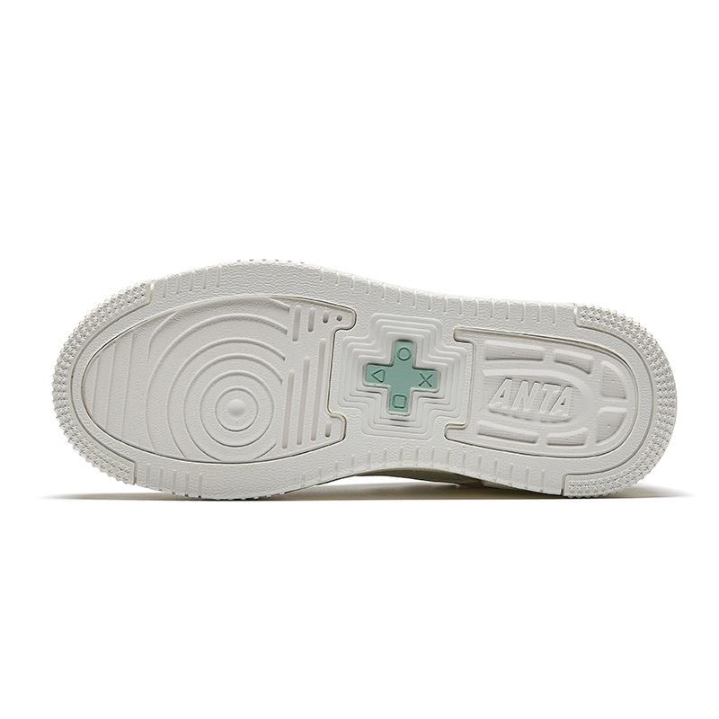 Anta Fashionable Comfortable Non-Slip Height Increasing Low-Top Sneakers Women sneakers Off-White 922348001-10