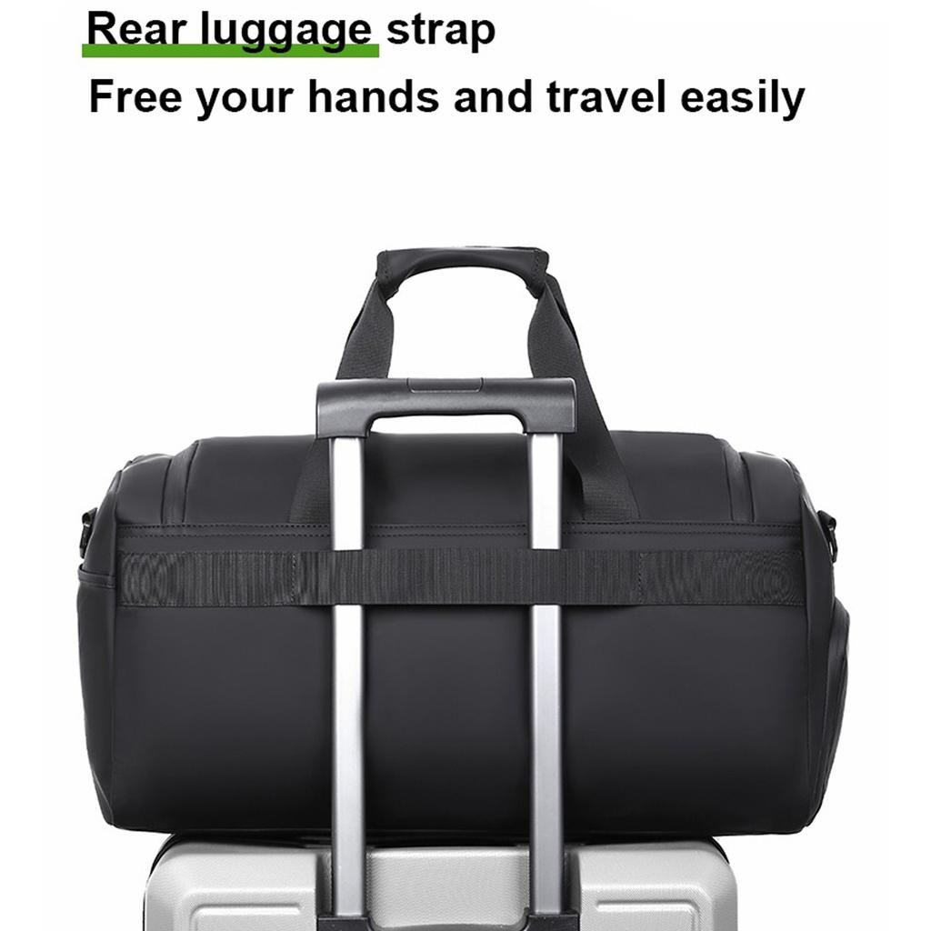 Large Capacity Durable Travel Tote Bag, Wet And Dry Separation Design Unisex Gym Bag, Fashion Men's Large Tote Bag, New Arrivals