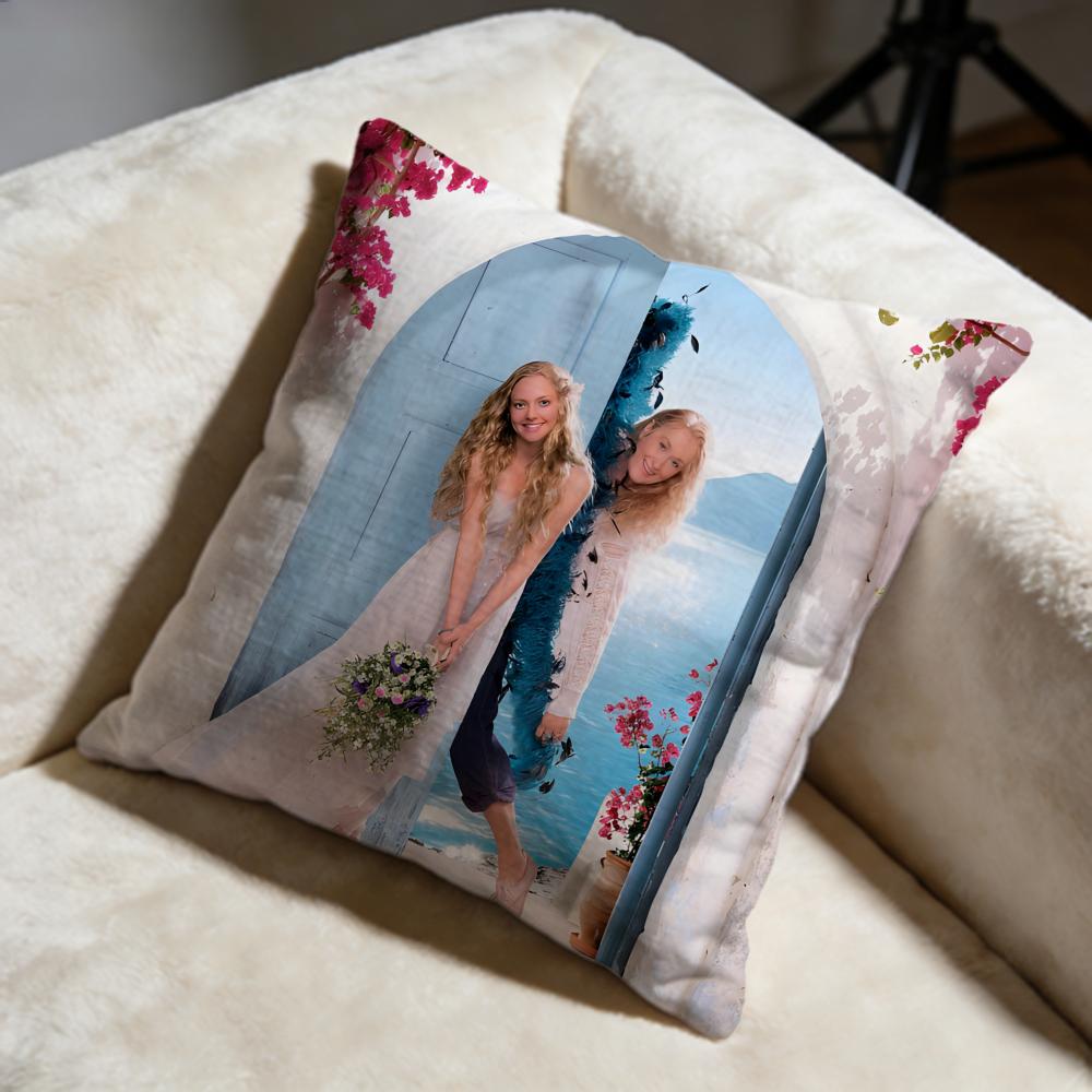 Popular Mmamma Miaful Cushion Cover Soft Decorative Pillow Case Suitable for Bedroom Sofa Car Travel Use