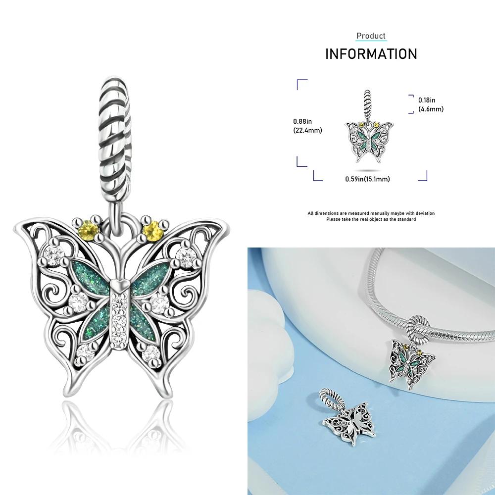 Copper Firefly Charm Love Mom Sea Turtle Beads Angel Wings Charms For Diy Original Bracelet Family Sister Jewelry