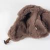 Winter Ushanka Hat Men Women's PU Pilot Aviator Bomber Hat Faux Fur Leather Snow Cap with Ear Flaps Hat