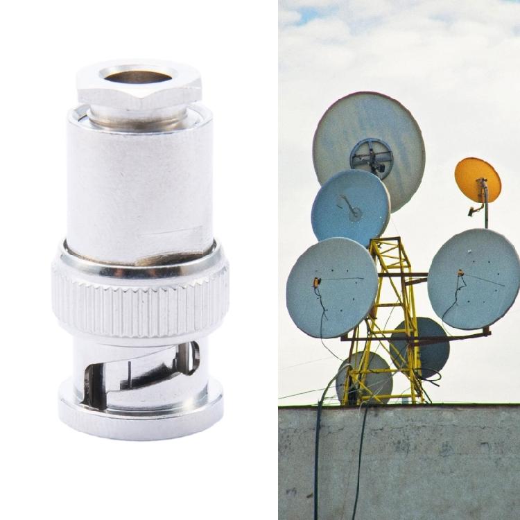 BNC RG58 Signal Adapter with Copper Construction for Computer and Office Connection