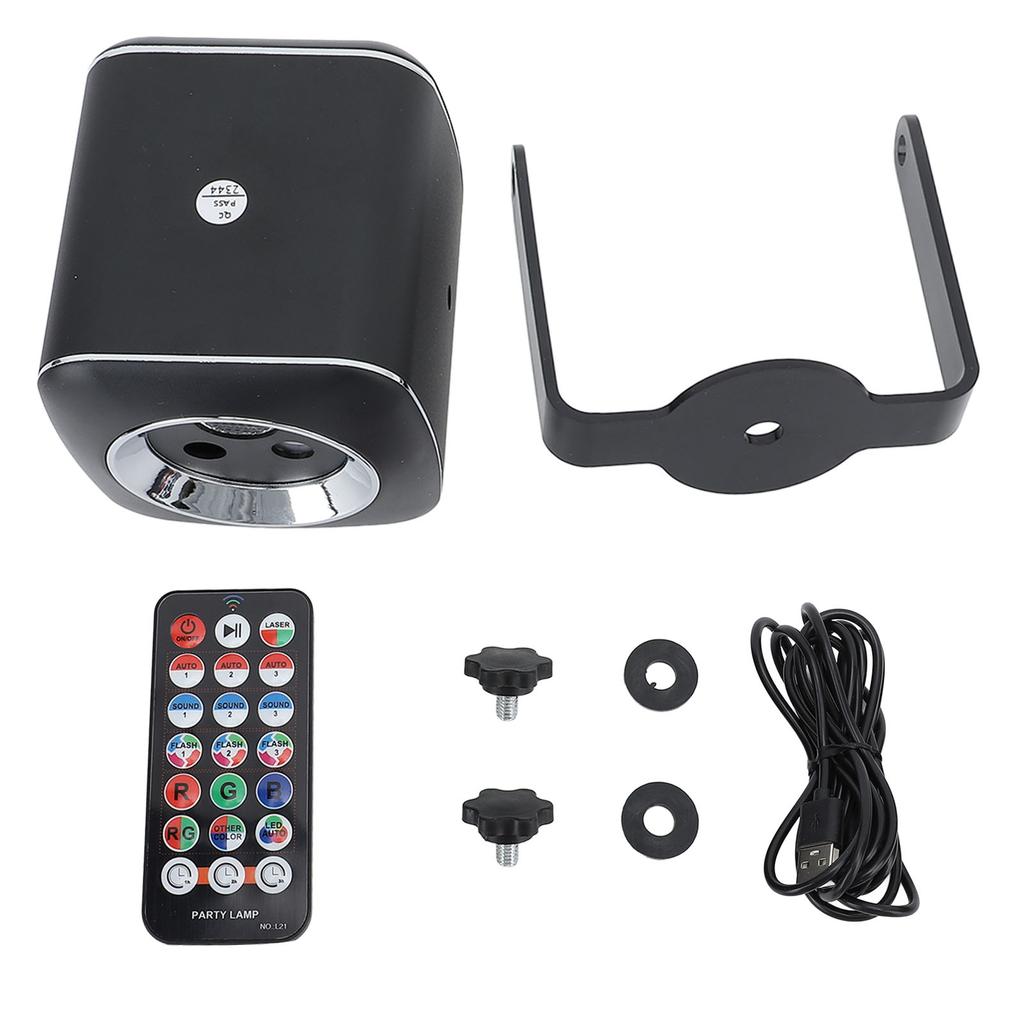 DJ Party Light USB Mini Voice Control Multifunctional RGB Ambient Par Light for Home and Bars