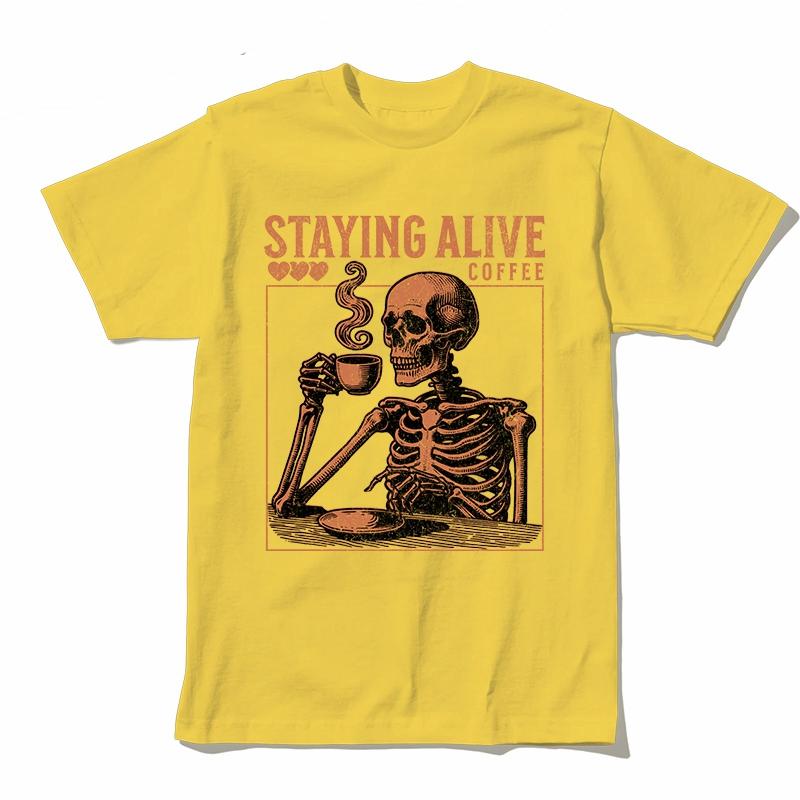 

Coolmind U0020-T2 Skull Exclusive Graphic Men Tshirt Big Size Cool T Shirt Men Unisex Tee Shirts Tops 2XL