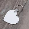 12x Wooden Keychains Sublimation Blanks Keychain Ornament for Jewelry Making
