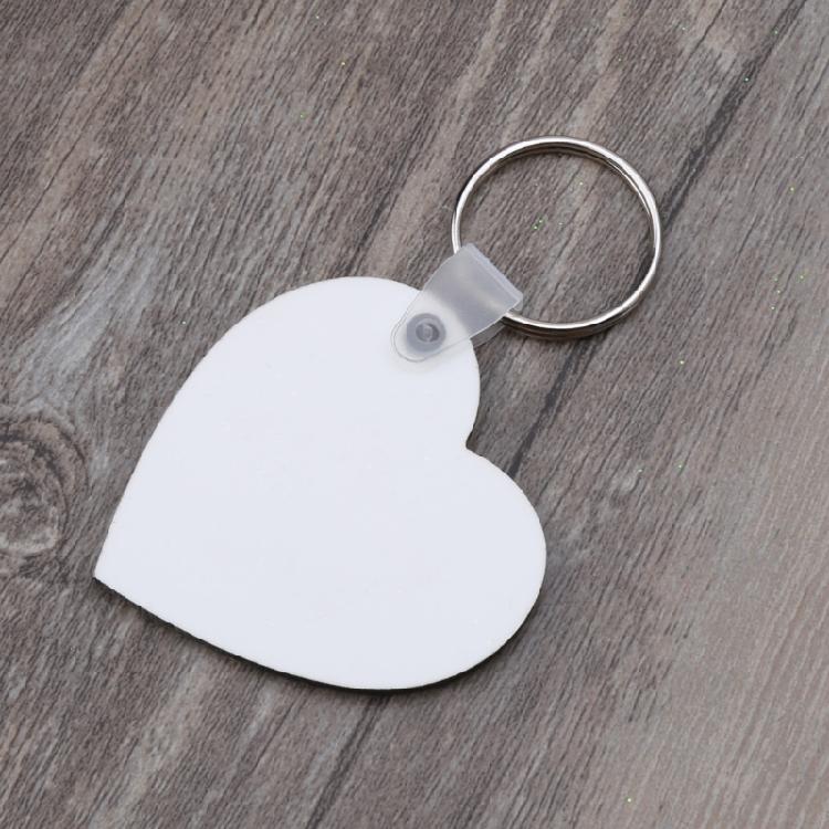 12x Wooden Keychains Sublimation Blanks Keychain Ornament for Jewelry Making