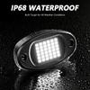 8 Pods Rock Lights, 36 LEDs Underglow Lights for Truck SUV UTV ATV Car Boat Motorcycle White Light