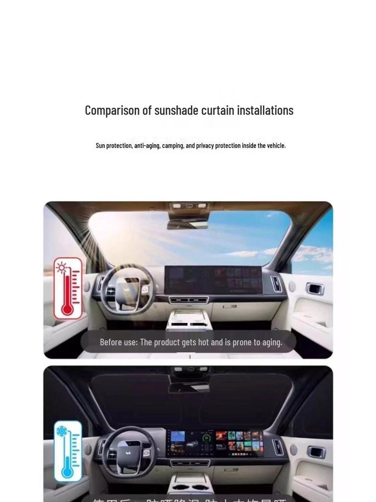 L6F: Ideal for L7/L8/one-car window sunshades, heat insulation, sun protection, camping, privacy, and interior partitions.