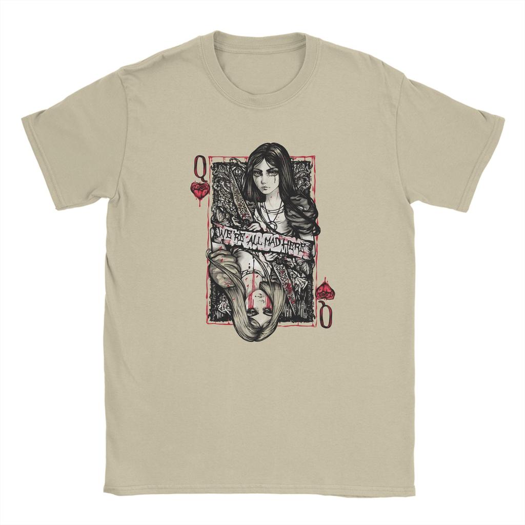 Game AAlice Madness Returns T Shirt Unisex 100 Cotton Unique TShirt Crewneck Pure Madness Tee Shirt Short Sleeve Clothes Original