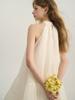 Sinseuden Milk Halterneck Mini Dress