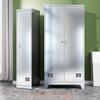 Stainless Steel Double-Door Cleaning Cabinet