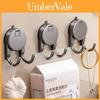 Suction Cup Hooks Double Hanger For Bathroom Kitchen Door Organizers
