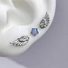 Lightweight Comfortable Star Angel Wing Studs Earrings Stylish Ear Accessories for Daily Wear Travel and Gifting