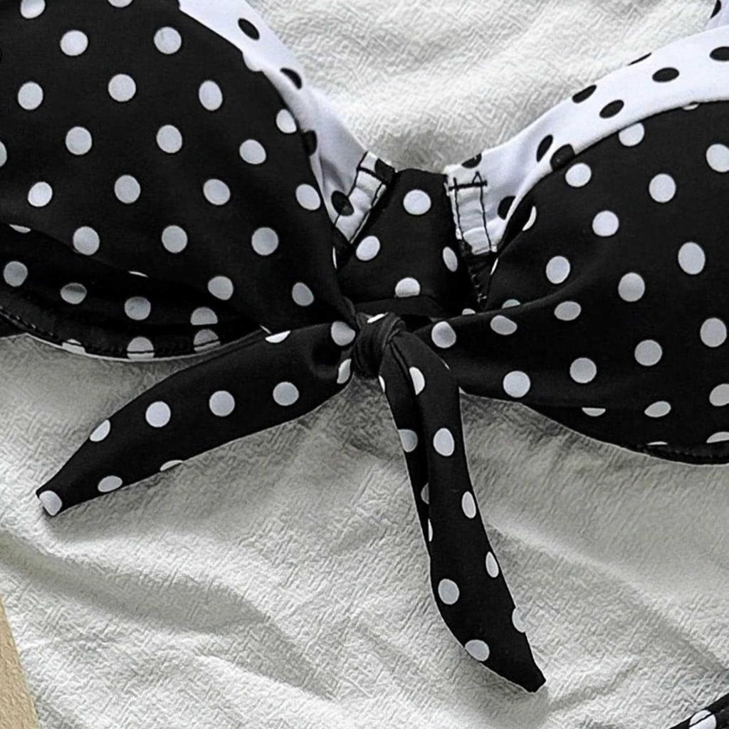 Bikini nuovo completo gonna europeo e americano, costume da bagno sexy da donna, nuovo costume da bagno a pois