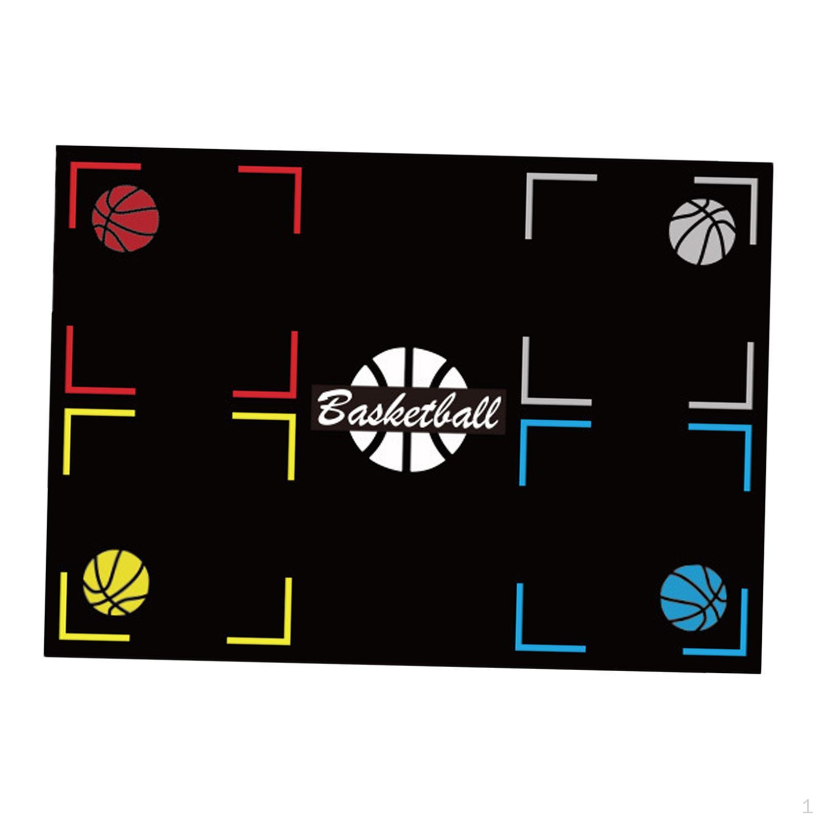 

Баскетбольный коврик для тренировки шагов Упражнение на точность работы ног Упражнение на владение мячом Style B