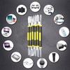 6 STÜCKE metall brecheisen aufbrechen reparatur kit handy notebook doppelkopf metall stecker haushalts handwerkzeug-set