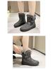 Women's Winter Snow Boots - Fleece Lined, Warm, Waterproof, Non-Slip, Comfortable Mid-Calf Thickness.