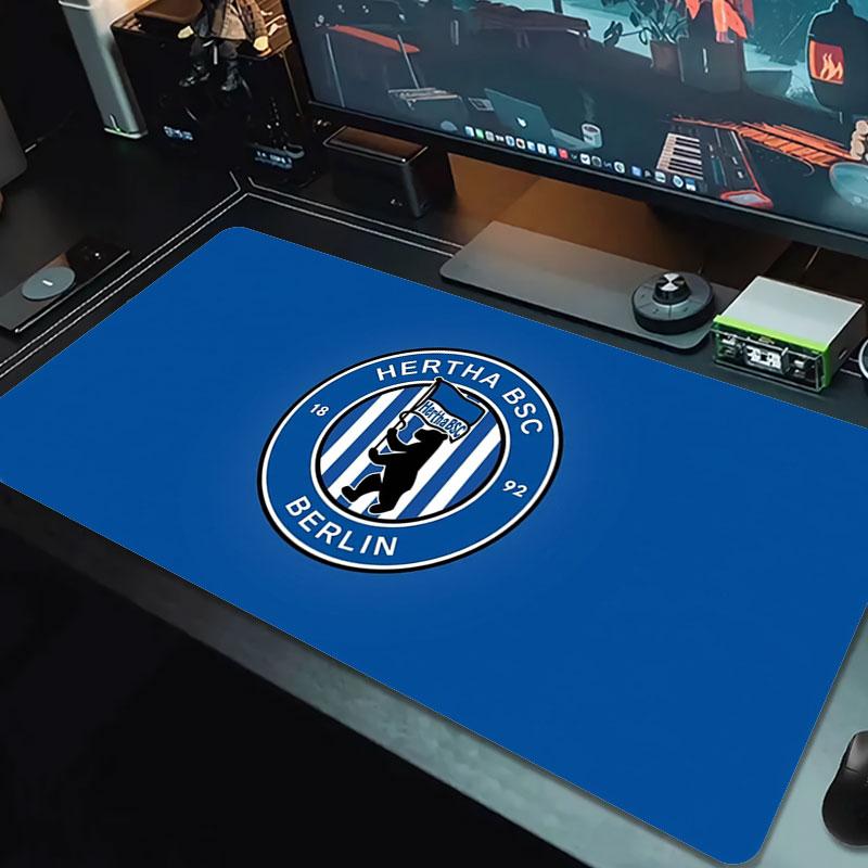 Hertha BSC Large Size Mouse Pad Large Gaming Table Cushion Non-slip Laptop Tablet Big Mousepad XXL Mat Mini PC Playmat With Lock edge