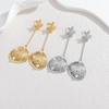 Stylish Seashell Pearl Stainless Steel Long Earrings - Women's Vacation Luxury