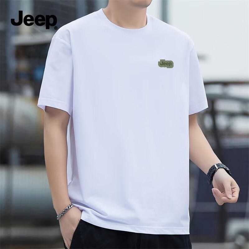 JEEP Men s 7A Antibacterial Short-Sleeve T-Shirt XL 2580₽