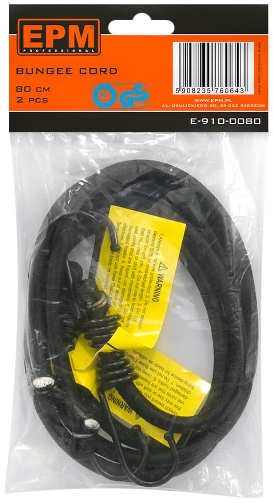 UNIVERSAL ELASTIC TIE 8MM*80CM - E-910-0080