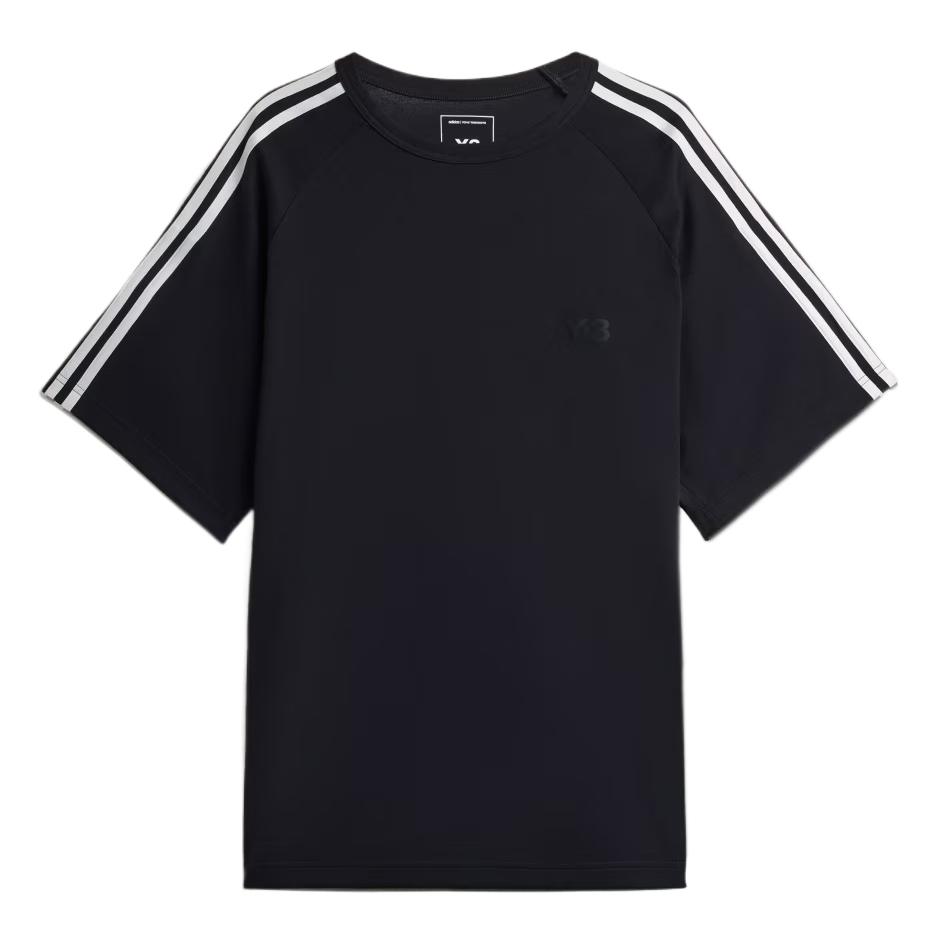 

Y-3 3 Stripes Short-Sleeve Tee Black Women Tops JW7352 S