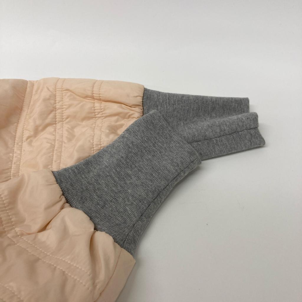 PEUTEREY PED3133 Grey X Pink Down Switch Parka Tops 38 Gray/PinkUsed