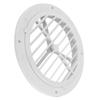 Marine HVAC 164mm 6.5in Air Vent Cover Adjustable Wind Direction Round White for Yachts Boats RVs Bathrooms