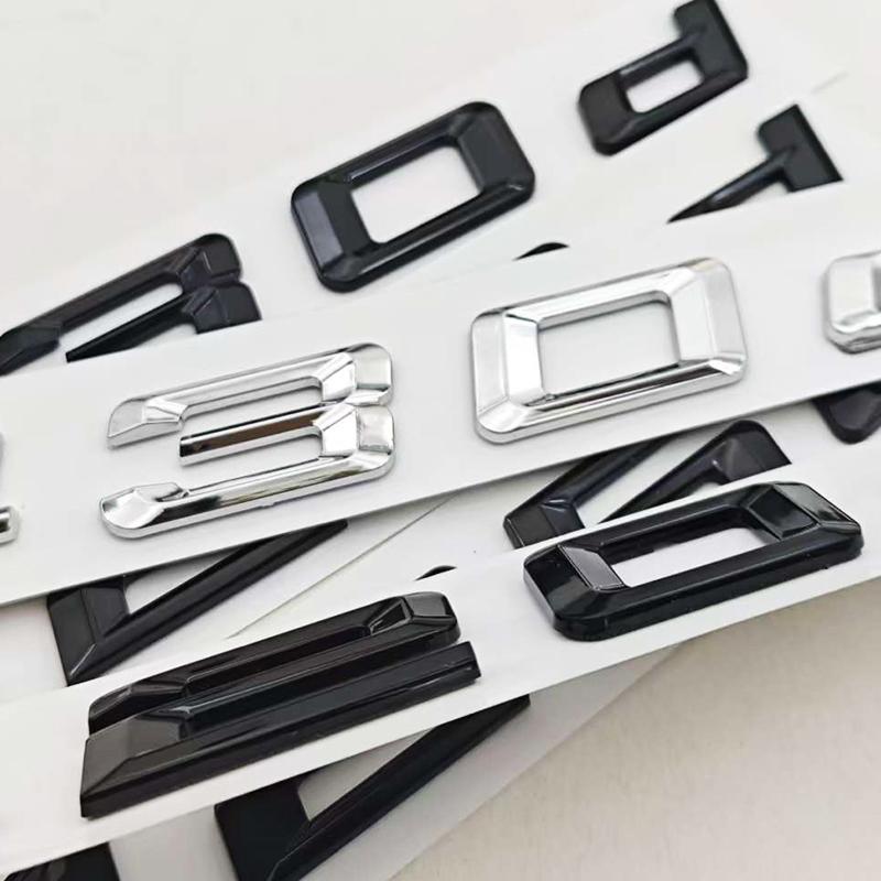 3D ABS Car Letters Logo 420d 430d Badge Sticker Rear Trunk Emblem Decals For BMW 4 Series F32 F33 F36 Auto Marking Accessories