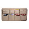 Universal Car Seat Back Organizers With Multiple Pockets Waterproof PU Fabric For Family Travel Storage Solution