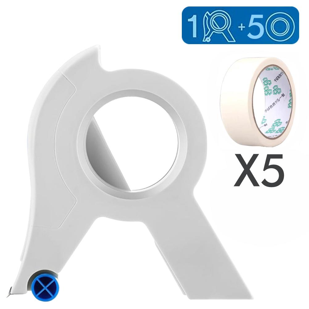 New Painter Masking Tape Applicator Dispenser Machine Adhesive Tape with Tape Cutting Tool for Repair and Beautify Crack in Tile