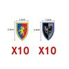 Medieval Military Building Blocks Soldier Figures Black Eagle Knight Weapons Accessories Bow Knife Shield Flag Bricks Toy K047