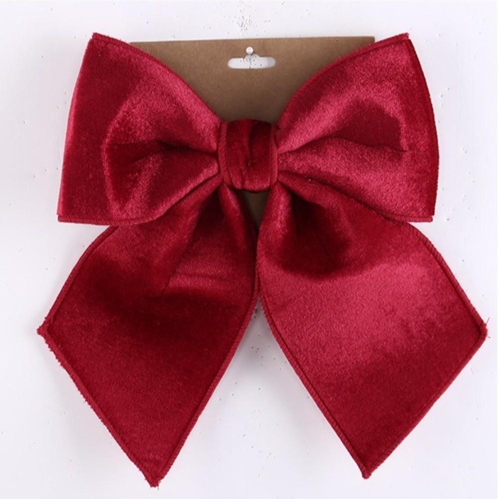 Red Green Christmas Bowknot Handcrafted Christmas Tree Decorations  Christmas Gift