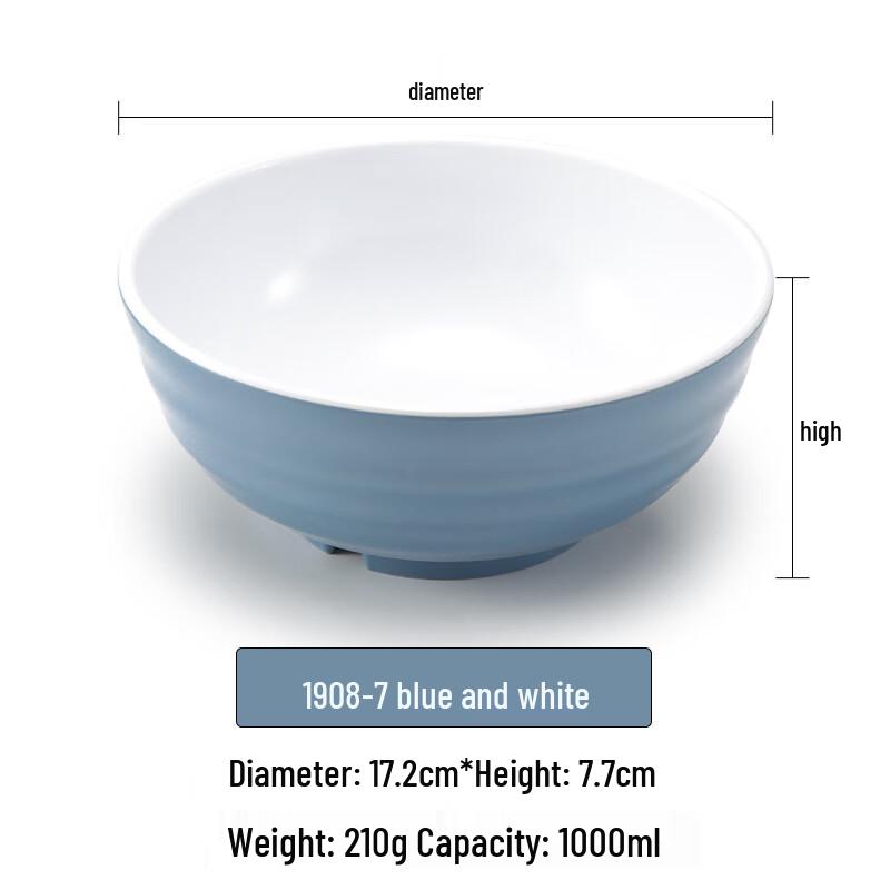 Commercial Melamine Soup Noodle Bowl