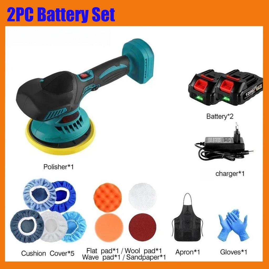 7000RPM Cordless Automobile Polishing Sealing Glaze Machine Portable Auto Waxing Power Tool Electric Car Polisher