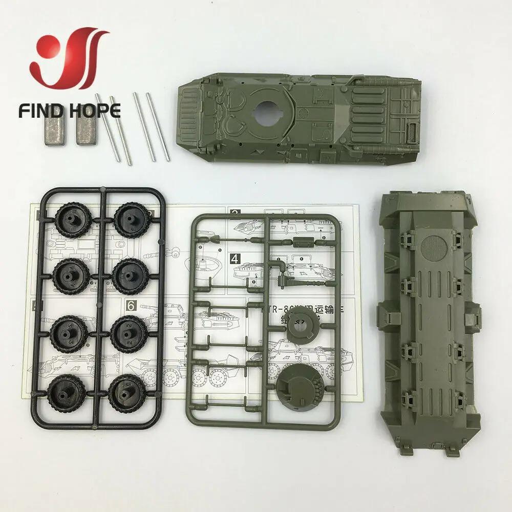 1:72 BTR-80 Transporter opancerzony M35 Ciężarówka towarowa M1046 KFZ.305 BLITZ Klocki do składania Model pojazdów wojskowych Armia