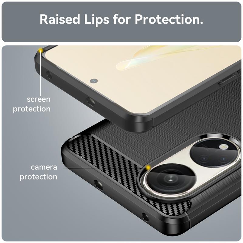 For Reno 8T 5G Case Cover OPPO Reno 8T Reno8 T 5G Capas New Phone Bumper Back Shockproof Soft TPU Carbon Fiber Fundas Reno 8T 5G
