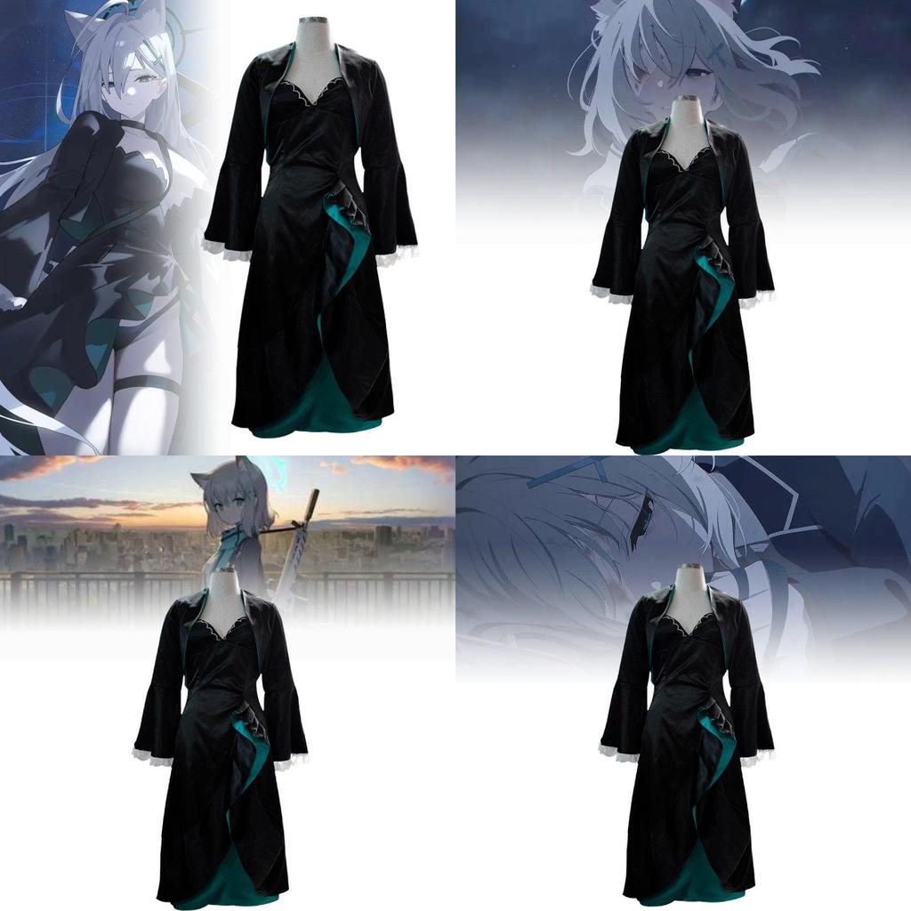 Elegantes 2024 Dark Style Cosplay-Outfit Für Rollenspiele Mit Ausgestelltem Rock
