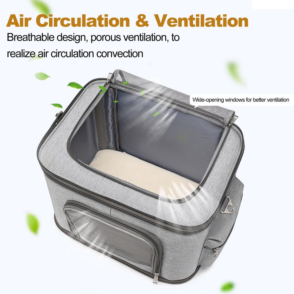 Cat Carrier Detachable Backpack Double Cat Carrier Breathable and Convenient for Travel    and Comfortable Shoulder