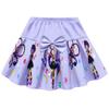 86150 3pcs/sets Kids Girls Lily Lovebraids Printed Ruffle T-Shirt Pleat Skirt Set