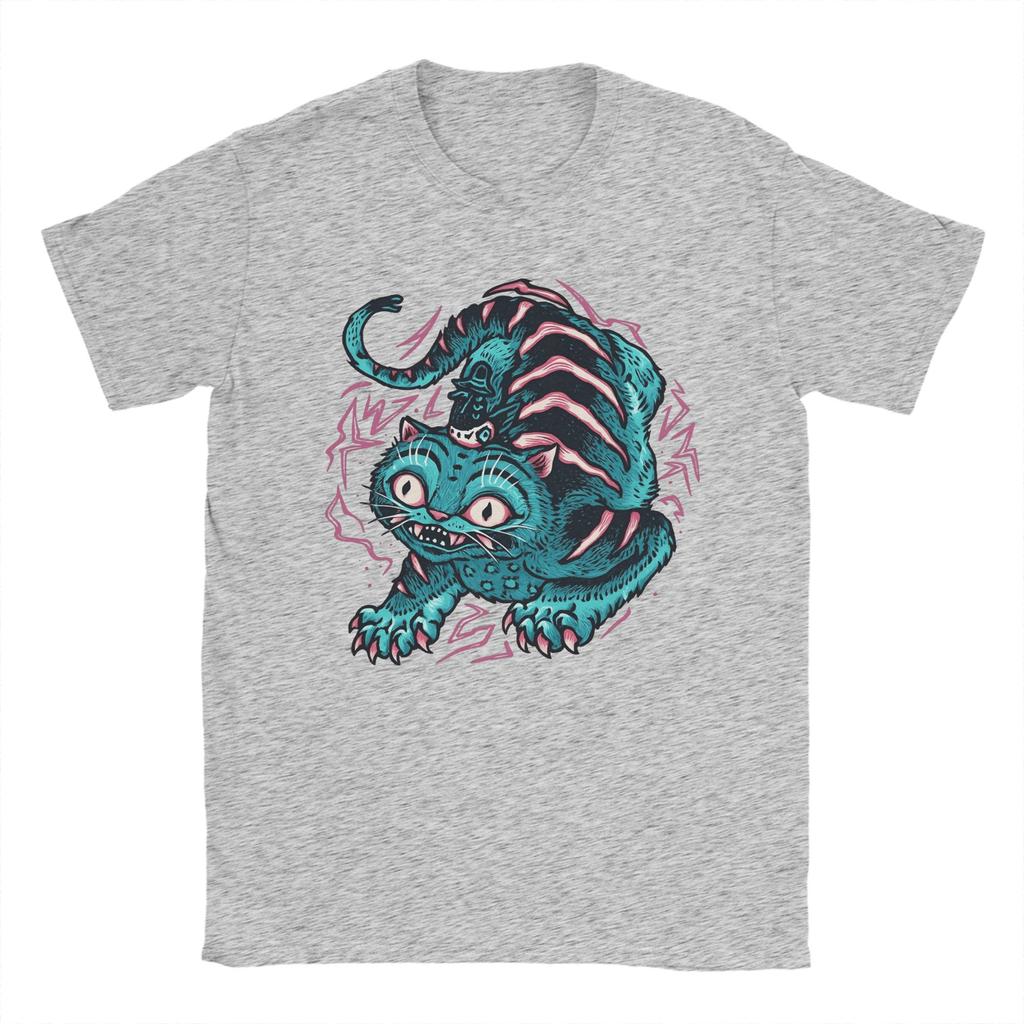 Kpop Demon Hunters Derpy Tiger T Shirt Men's  100% Cotton Awesome T-Shirt Crew Neck  Tee Shirt Short Sleeve Clothing Summer