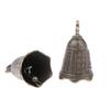 2 Stücke Retro China Mini Bronze Skulptur Beten Buddha Feng Shui Glocke Hausgarten Dekorative Windglocken Auto Anhänger Zubehör