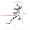 Solar Powered Gecko LED Light Gecko Shape Car Signal Lamp New Solar Warning Light  Driving Warning