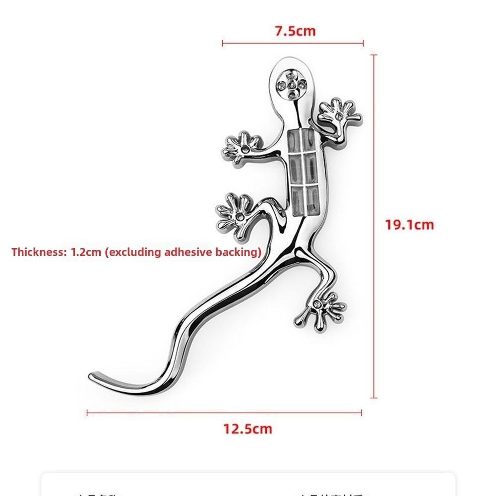 Solar Powered Gecko LED Light Gecko Shape Car Signal Lamp New Solar Warning Light Driving Warning