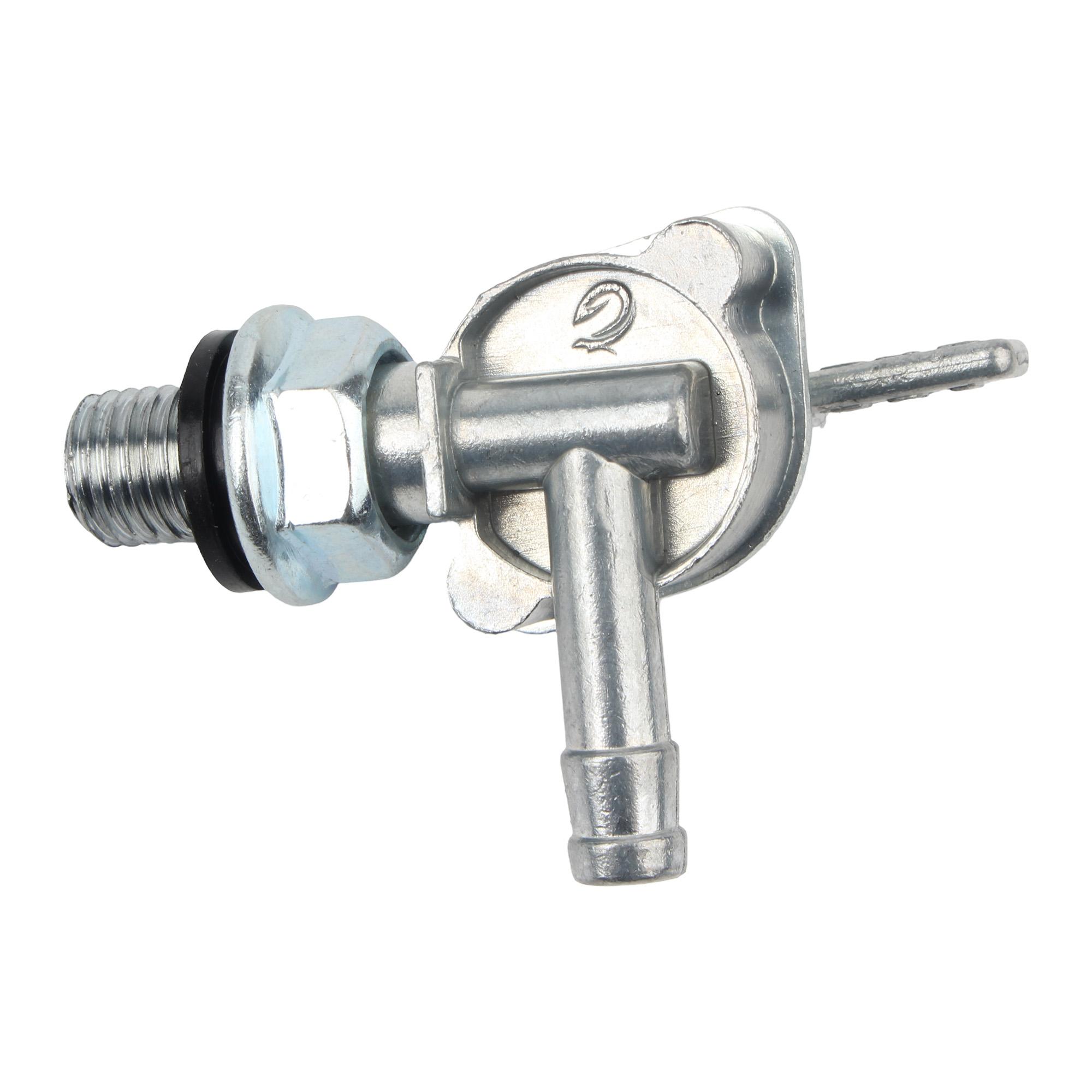 

Motorcycle Fuel Tank Switch Gasoline Tap Petcock Switch Universal For Honda Suzuki Kawasaki Yamaha ATV Motocross Accessories серебряный