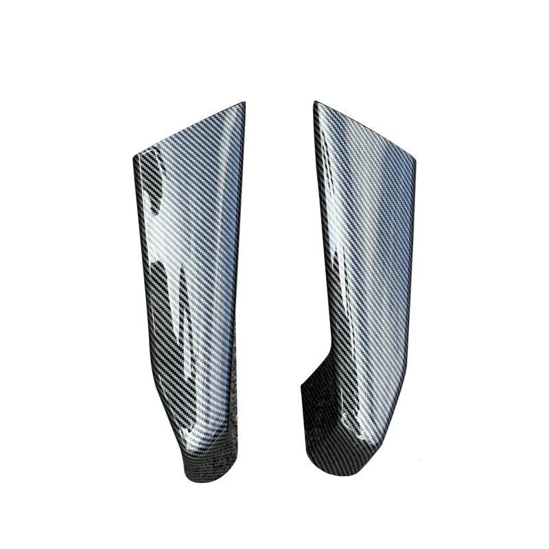 2-teilige dekorative Seitenaufkleber in Carbonfaser-Optik für Fensterheber-Blenden am Auto Für BMW X3 G45 2025 Auto-Innenzubehör
