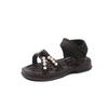 Foreign Style Fashion Princess Sandals 2025 Summer New Versatile Casual Shoes Children Soft-soled Foreign Style Beach Shoes