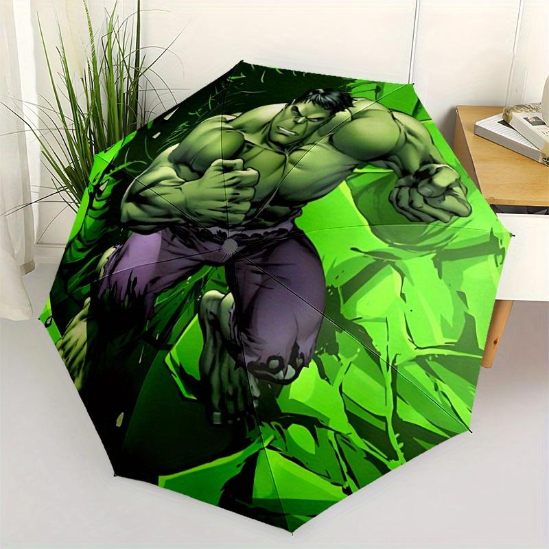 1 Stück Hulk, Automatischer Regenschirm 8-Rippen-Design Kompaktes Getriebe für Reisen im Freien, Perfektes Geschenk für Geburtstage von Freunden yy250815088